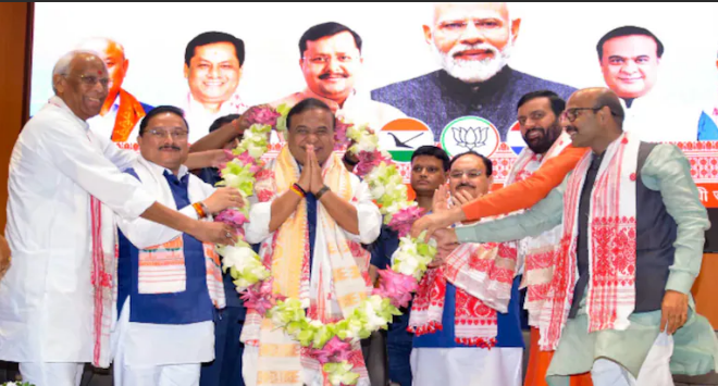 लगातार दूसरी बार असम के मुख्यमंत्री बने हिमंत बिस्वा सरमा, एनडीए सरकार ने फिर संभाली सत्ता