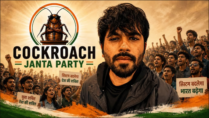 सोशल मीडिया पर उभरी ‘कॉकरोच जनता पार्टी’ पर नया विवाद, विदेशी फॉलोअर्स को लेकर उठे सवाल