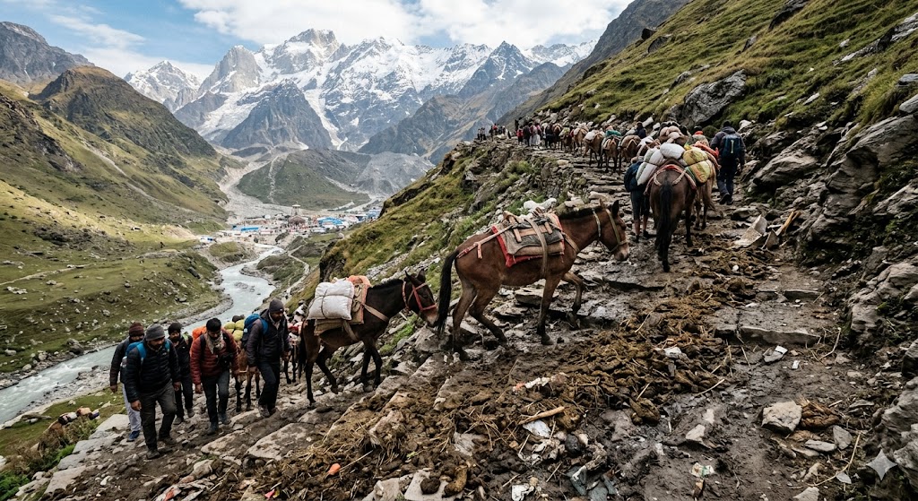 केदारनाथ घाटी में लीद का मुफ्त निस्तारण कर रही थी पतंजलि, अब इसी काम के लिए 1.50 करोड़ लुटाएगा पर्यटन विभाग, उठे सवाल?