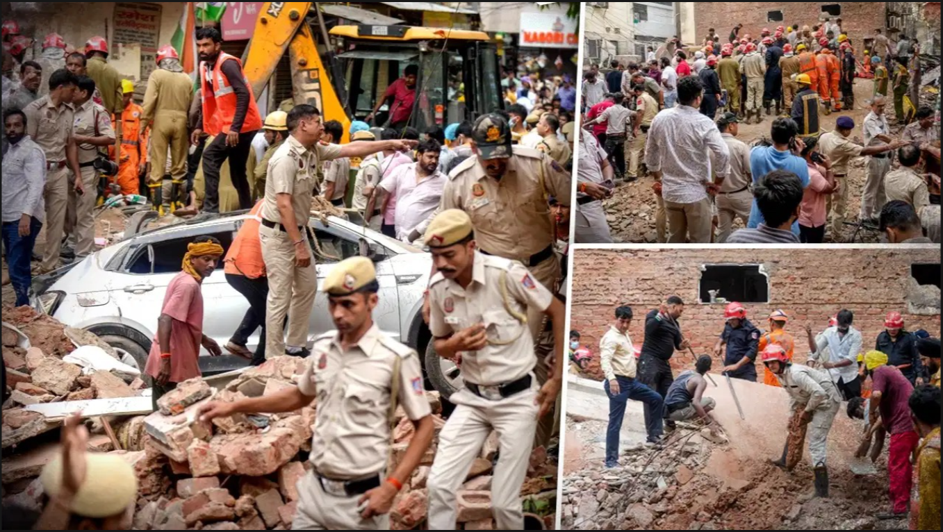 दिल्ली के सत्य निकेतन में 50 साल पुरानी इमारत ढही, 7 लोगों की मौत; बेसमेंट में मरम्मत के दौरान बिगड़ी स्थिति
