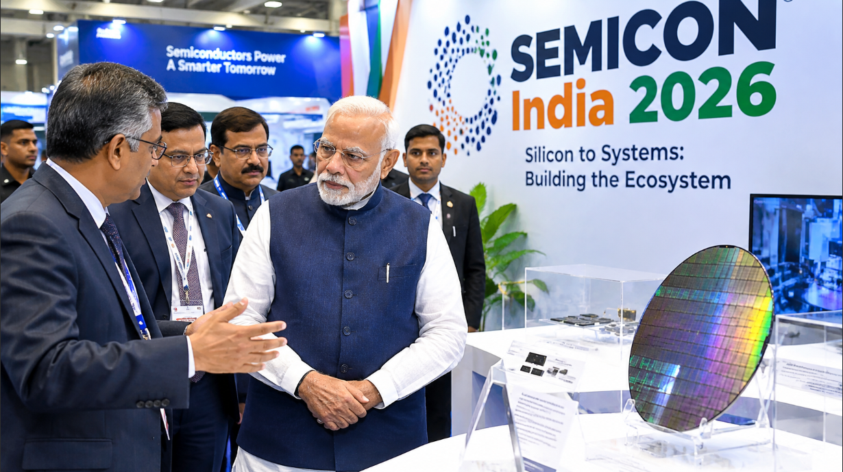SEMICON India 2026: पीएम मोदी ने यशोभूमि में किया उद्घाटन, दुनिया की बड़ी सेमीकंडक्टर कंपनियों ने दिखाई तकनीकी क्षमता